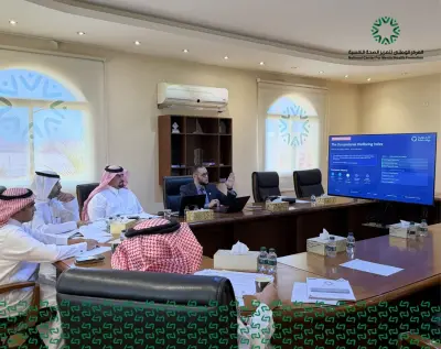 عقد المركز الوطني لتعزيز الصحة النفسية، بمشاركة اللجنة التنفيذية للمركز، اجتماعاً مشتركاً مع شركة التعاونية للتأمين.